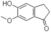 structure of CAS# 127399-78-4, 5-Hydroxy-6-methoxyindan-1-one;2,3-Dihydro-5-hydroxy-6-methoxy-1H-inden-1-one; Z-Indanone