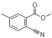 Methyl 2-cyano-5-methylbenzoate molecular structure (CAS 127510-94-5)