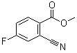 Methyl 2-cyano-4-fluorobenzoate molecular structure (CAS 127510-96-7)