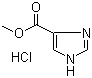 1H-Imidazole-4-carboxylic acid methyl ester monohydrochloride molecular structure (CAS 127607-71-0)
