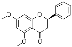 (2R)-2,3-Dihydro-5,7-dimethoxy-2-phenyl-4H-1-benzopyran-4-one molecular structure (CAS 1277188-85-8)