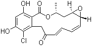 structure of CAS# 12772-57-5, Radicicol