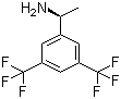 (S)-1-[3,5-二(三氟甲基)苯基)乙胺分子结构 (CAS 127733-40-8)
