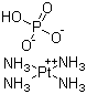 Tetraammineplatinum(II) hydrogen phosphate molecular structure (CAS 127733-98-6)