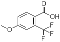 4-Methoxy-2-(trifluoromethyl)benzoic acid molecular structure (CAS 127817-85-0)