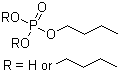 Phosphoric acid butyl ester molecular structure (CAS 12788-93-1)