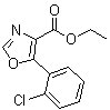 5-(2-Chlorophenyl)-4-oxazolecarboxylic acid ethyl ester molecular structure (CAS 127919-26-0)