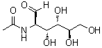 2-(Acetylamino)-2-deoxy-D-glucose labeled with carbon-13 molecular structure (CAS 127959-06-2)