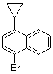 1-Cyclopropyl-4-bromonaphthalene molecular structure (CAS 127971-24-8)