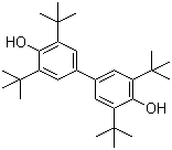 2,2',6,6'-四叔丁基-4,4'-联苯二酚分子结构 (CAS 128-38-1)