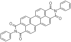 N,N'-二苯基-3,4,9,10-苝二甲酰亚胺分子结构 (CAS 128-65-4)