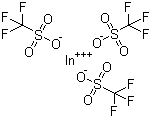 structure of CAS# 128008-30-0, Indium(III) trifluoromethanesulfonate