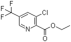 3-Chloro-5-trifluoromethylpyridine-2-carboxylic acid ethyl ester molecular structure (CAS 128073-16-5)