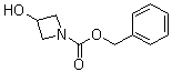 3-Hydroxyazetidine-1-carboxylic acid benzyl ester molecular structure (CAS 128117-22-6)