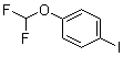 1-(Difluoromethoxy)-4-iodobenzene molecular structure (CAS 128140-82-9)