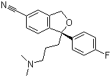 (R)-Citalopram molecular structure (CAS 128196-02-1)