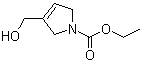 2,5-二氢-3-(羟基甲基)-1H-吡咯-1-羧酸乙酯分子结构 (CAS 128259-48-3)