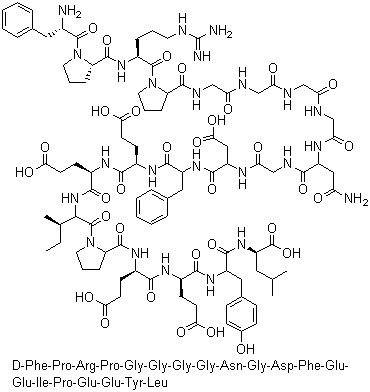 structure of CAS# 128270-60-0, Bivalirudin