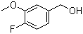 structure of CAS# 128495-45-4, (4-Fluoro-3-methoxyphenyl)methanol