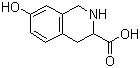 结构式 CAS# 128502-56-7, L-7-羟基-1,2,3,4-四氢异喹啉-3-羧酸