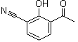 3-Acetyl-2-hydroxybenzonitrile molecular structure (CAS 128546-86-1)