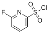 6-氟吡啶-2-磺酰基氯化物分子结构 (CAS 128583-07-3)