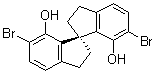(1R)-6,6'-Dibromo-2,2',3,3'-tetrahydro-1,1'-spirobi[1H-indene]-7,7'-diol molecular structure (CAS 1286189-15-8)