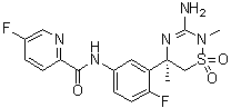 Verubecestat molecular structure (CAS 1286770-55-5)