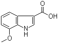 7-Methoxyindole-3-carboxylic acid molecular structure (CAS 128717-77-1)