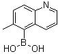 structure of CAS# 1287753-42-7, (6-Methylquinolin-5-yl)boronic acid;B-(6-Methyl-5-quinolinyl)boronic acid