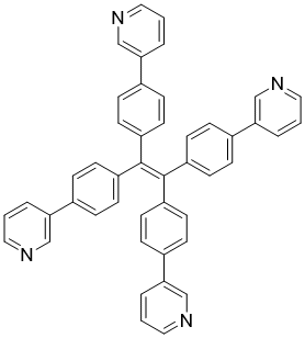 1,1,2,2-Tetrakis(4-(pyridin-3-yl)phenyl)ethene molecular structure (CAS 1287777-24-5)