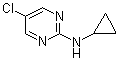 structure of CAS# 1289385-19-8, 5-Chloro-N-cyclopropyl-2-pyrimidinamine