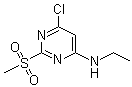 6-Chloro-N-ethyl-2-(methylsulfonyl)-4-pyrimidinamine molecular structure (CAS 1289386-46-4)