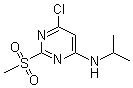 6-Chloro-N-(1-methylethyl)-2-(methylsulfonyl)-4-pyrimidinamine molecular structure (CAS 1289386-49-7)