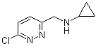 6-Chloro-N-cyclopropyl-3-pyridazinemethanamine molecular structure (CAS 1289386-54-4)