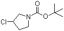 3-Chloro-1-pyrrolidinecarboxylic acid tert-butyl ester molecular structure (CAS 1289386-88-4)