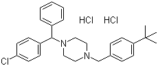 结构式 CAS# 129-74-8, 盐酸安其敏; 盐酸布可立嗪