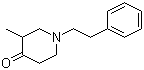 structure of CAS# 129164-39-2, 3-Methyl-1-(2-phenylethyl)piperidin-4-one