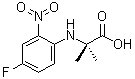 N-(4-Fluoro-2-nitrophenyl)-2-methylalanine molecular structure (CAS 1291707-39-5)