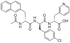 AC-D-2-Nal-D-4-clphe-D-3-pal molecular structure (CAS 129225-22-5)