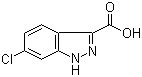 6-氯-1H-吲唑-3-羧酸分子结构 (CAS 129295-31-4)
