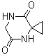 4,7-Diazaspiro[2.5]octane-5,8-dione molecular structure (CAS 129306-17-8)