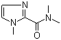 结构式 CAS# 129378-60-5, N,N,1-三甲基-1H-咪唑-2-甲酰胺