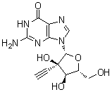 2'-C-Ethynylguanosine molecular structure (CAS 1294506-46-9)
