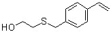 2-[[(4-Ethenylphenyl)methyl]thio]ethanol molecular structure (CAS 129509-07-5)