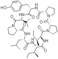 Hymenistatin I分子结构 (CAS 129536-23-8)