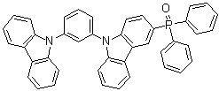 [9-[3-(9H-Carbazol-9-yl)phenyl]-9H-carbazol-3-yl]diphenylphosphine oxide molecular structure (CAS 1296229-26-9)