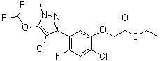 结构式 CAS# 129630-19-9, 吡草醚