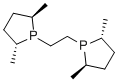 structure of CAS# 129648-07-3, (R,R)-Me-BPE;(2R,5R)-1-[2-[(2R,5R)-2,5-dimethylphospholan-1-yl]ethyl]-2,5-dimethylphospholane