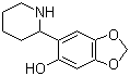 6-(2-Piperidinyl)-1,3-benzodioxol-5-ol molecular structure (CAS 1296674-30-0)
